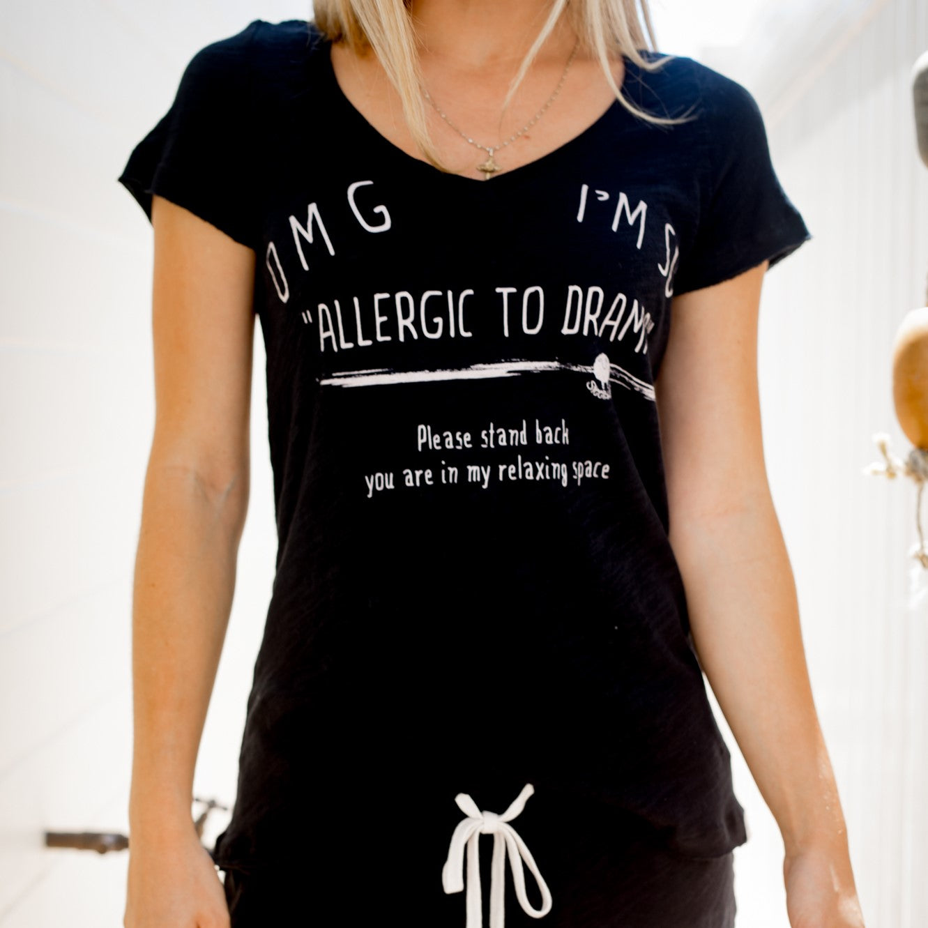 Allergic to Drama Tee - Sleepaholik