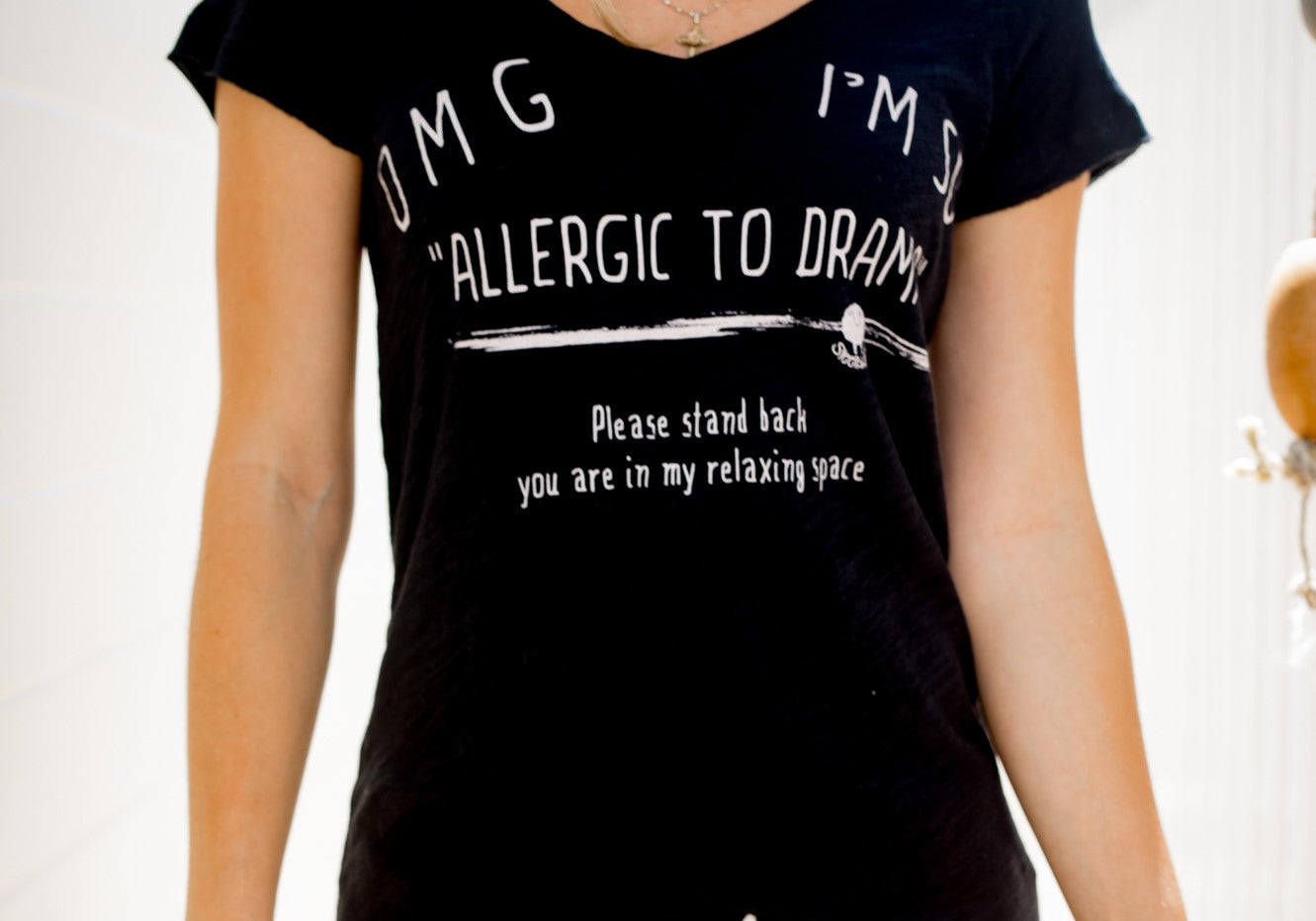 Allergic to Drama Tee - Sleepaholik