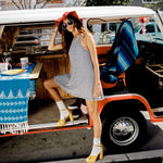 Dressy Stripes Tank Dress - Sleepaholik