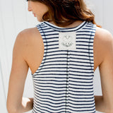 Dressy Stripes Tank Dress - Sleepaholik