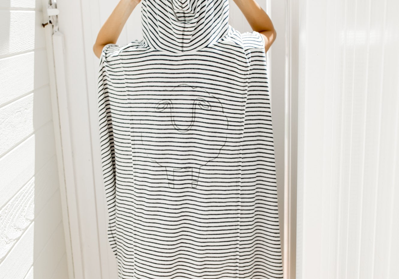 Ponchesca Stripe Poncho - Sleepaholik