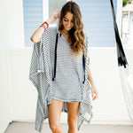 Ponchesca Stripe Poncho - Sleepaholik