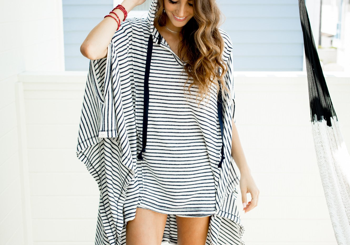 Ponchesca Stripe Poncho - Sleepaholik