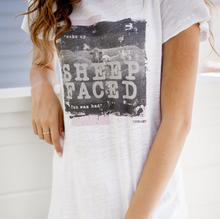 Sheep Faced Tee - Sleepaholik