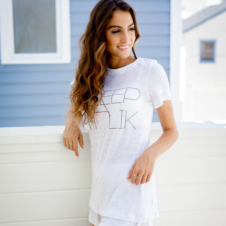 Thin Line Logo Tee - Sleepaholik